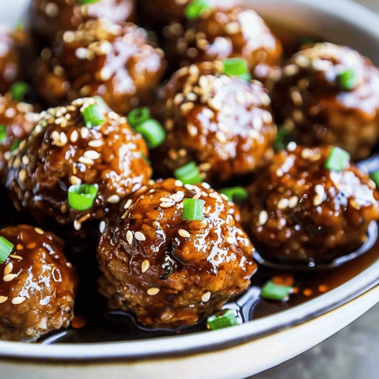 Sizzling Korean BBQ Meatballs Recipe