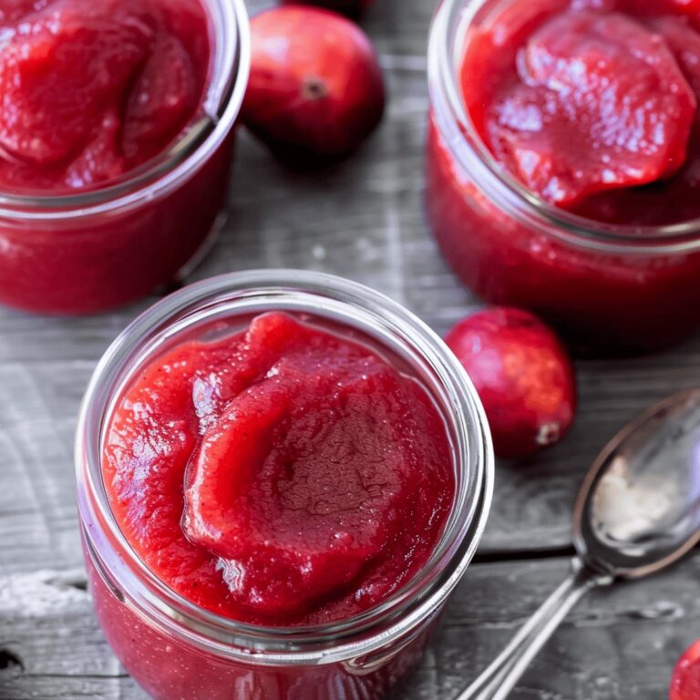 Velvety Cranberry Apple Butter Recipe