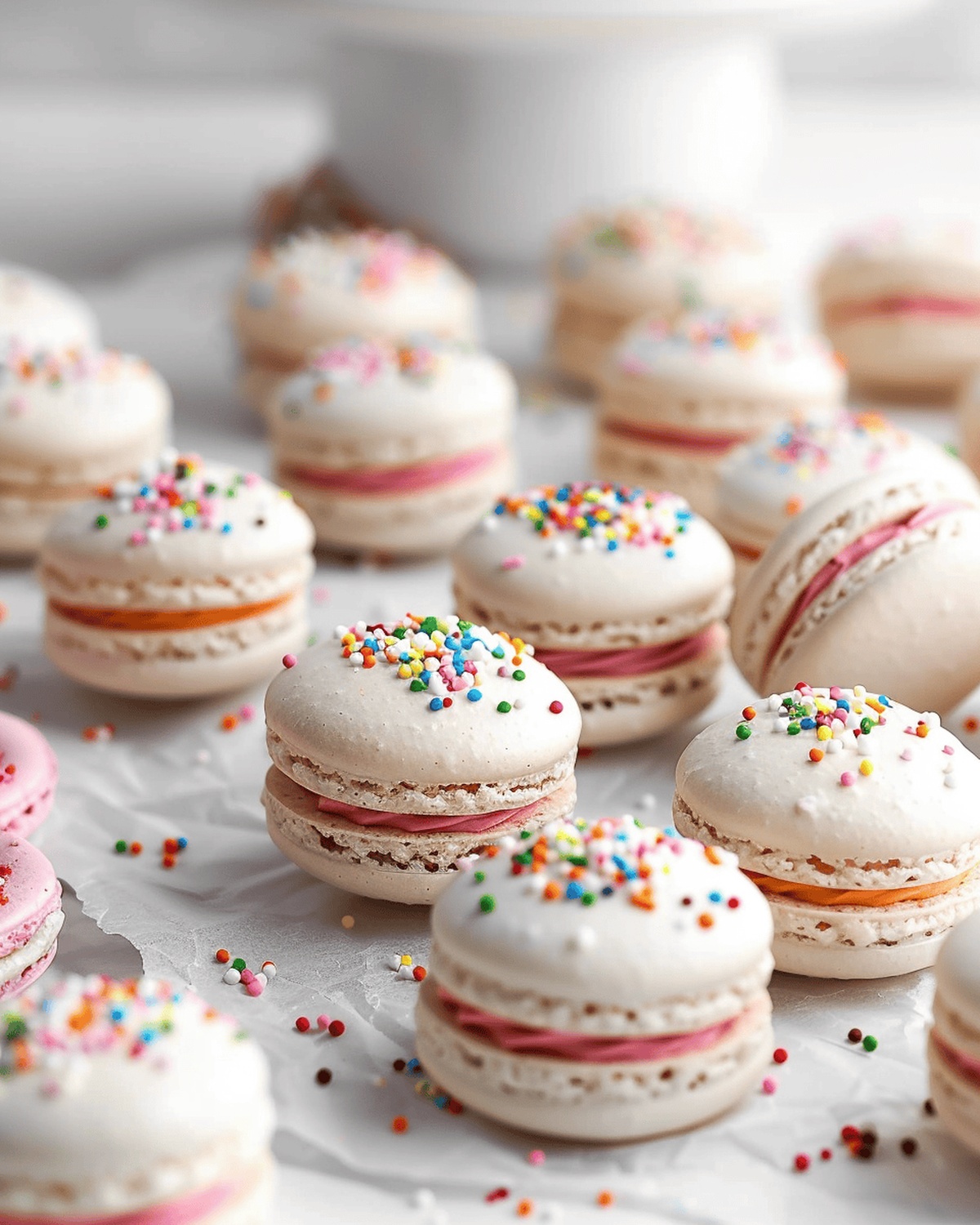 Birthday Cake Macarons Recipe