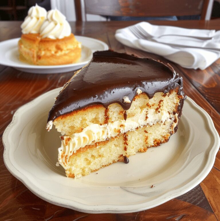 Decadent Boston Cream Pie Recipe