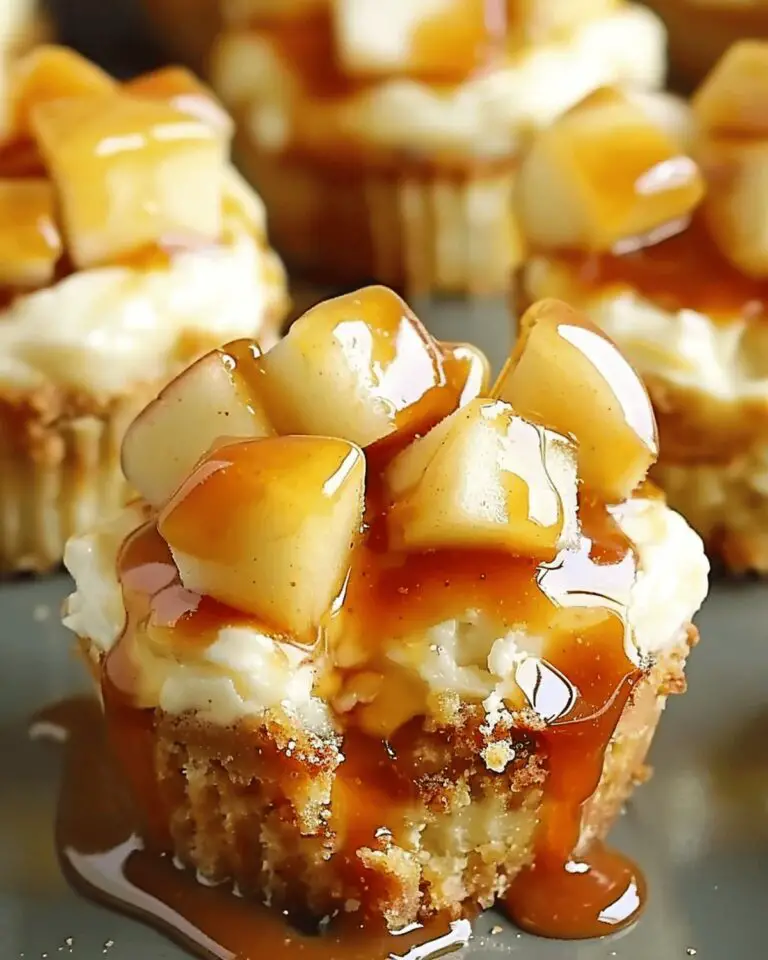 Sweet Mini Caramel Apple Cheesecakes Recipe