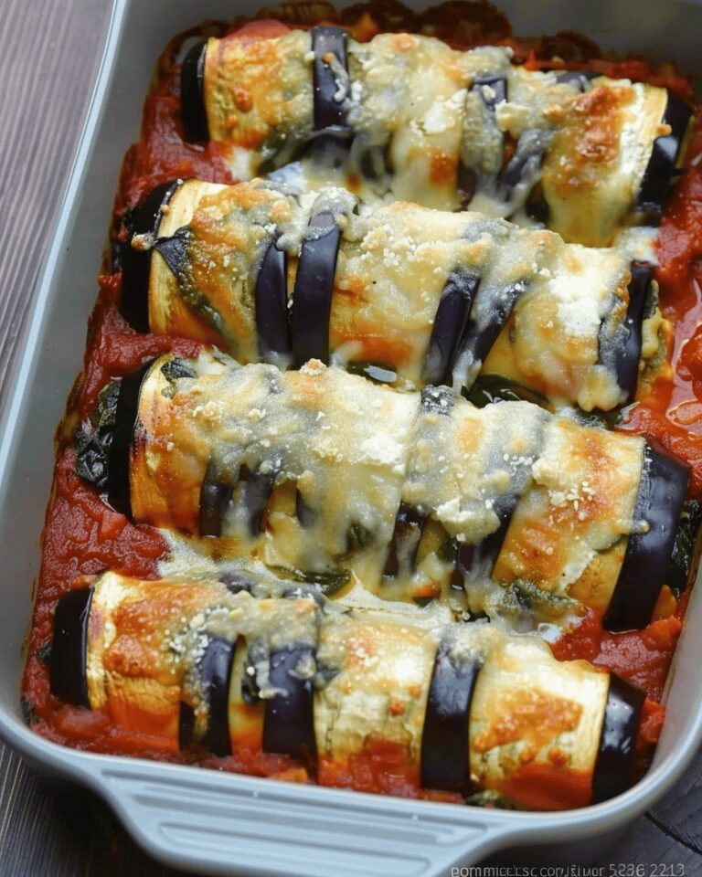 Skinny Eggplant Rollatini Recipe