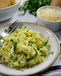 Cheesy Zucchini Rice Recipe