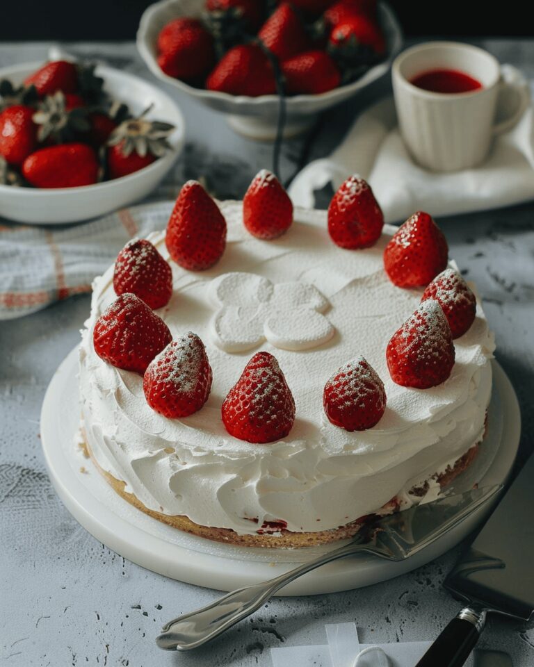 Japanese Strawberry Cake Recipe