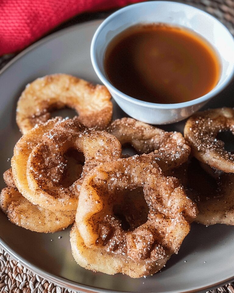 Air Fryer Cinnamon Apple Rings Recipe