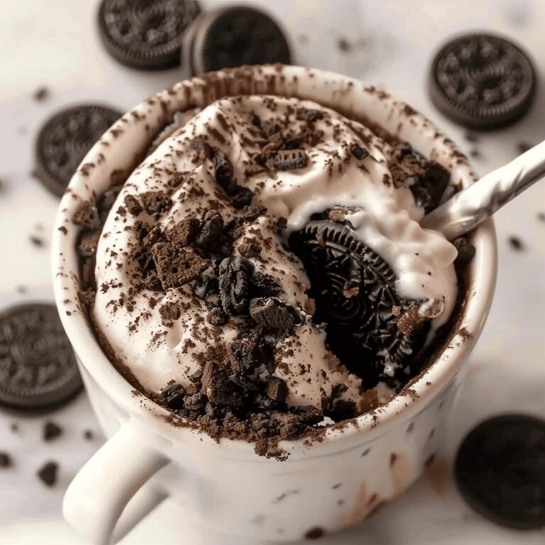 Decadent Oreo Delight Mug Cake Recipe