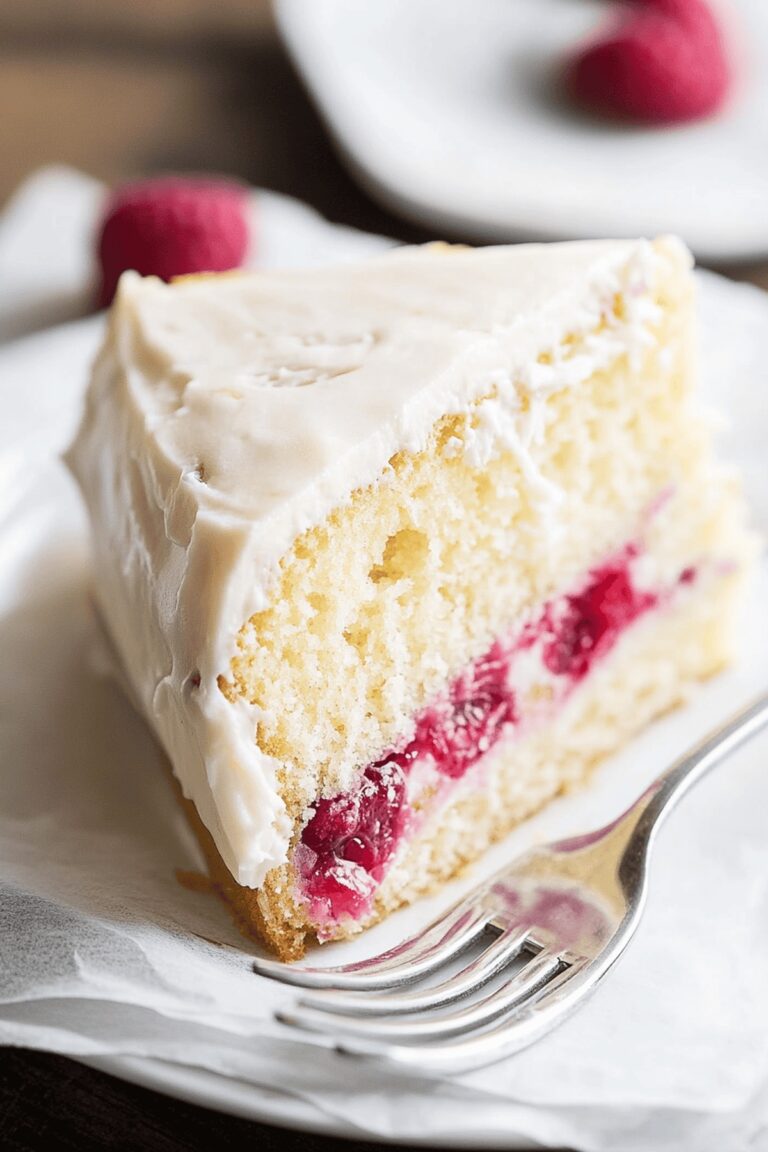 Raspberry Lemon Cake Recipe