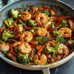Sizzling Shrimp and Veggie Stir Fry Recipe