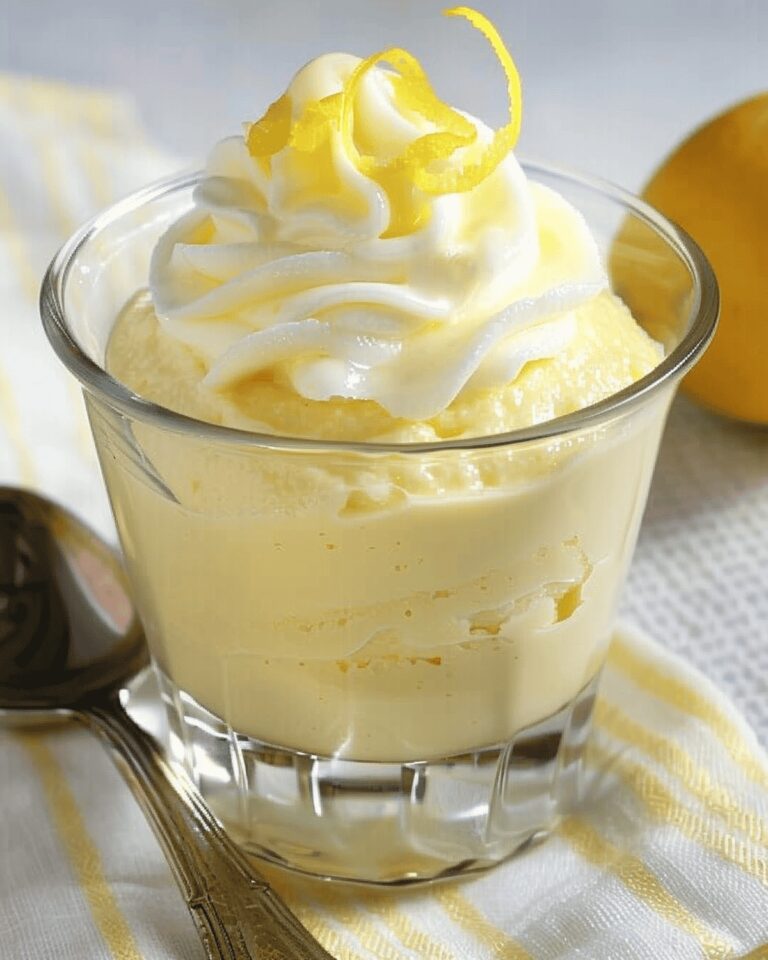 Silky Lemon Mousse Recipe