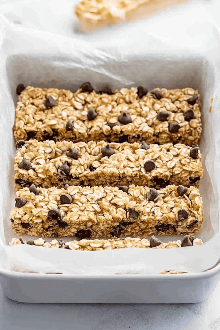 Chewy Homemade Granola Bars Recipe