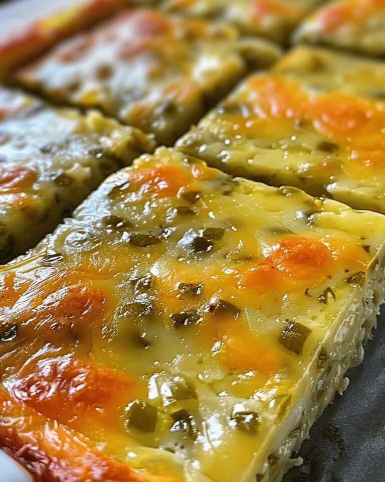 Green Chile Cheese Squares Recipe
