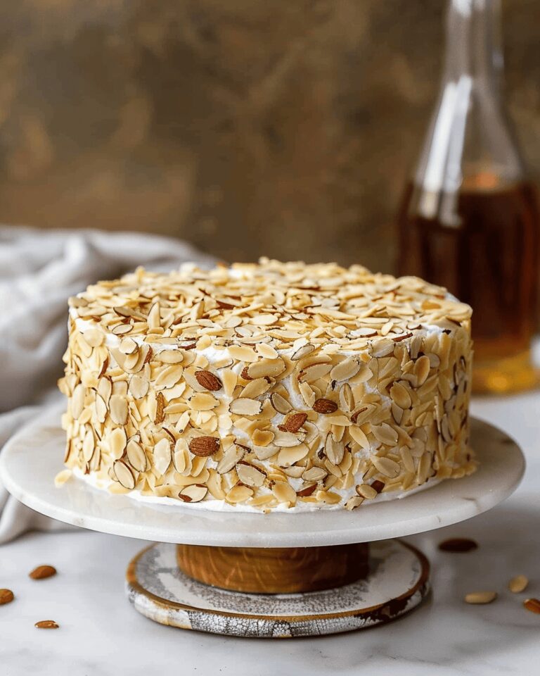 Toasted Almond Cream Cake Recipe