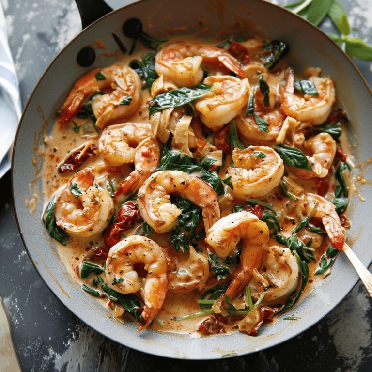 Succulent Tuscan Shrimp Recipe