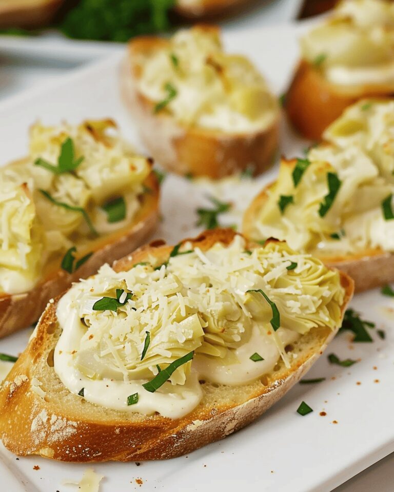 Crispy Artichoke Bruschetta Recipe