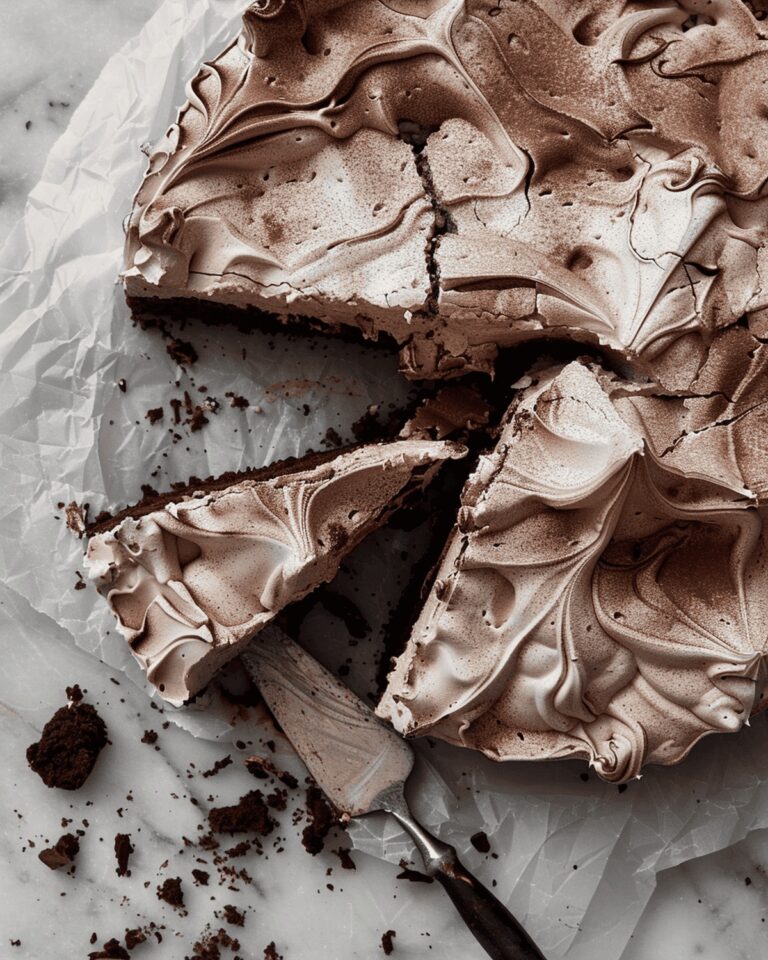 Chocolate Hazelnut Meringue Cake Recipe