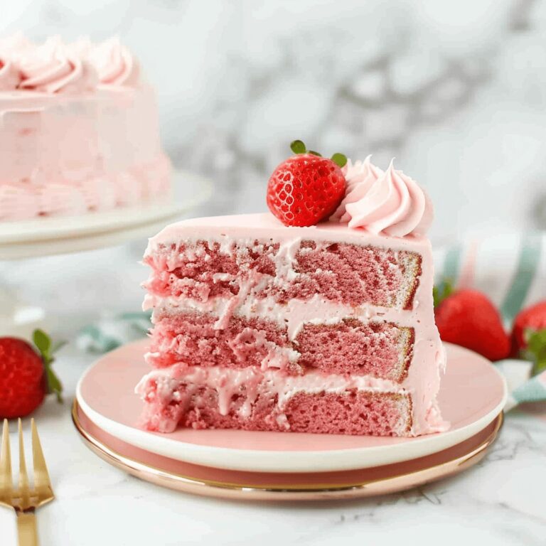 Heavenly Strawberry Cake Recipe