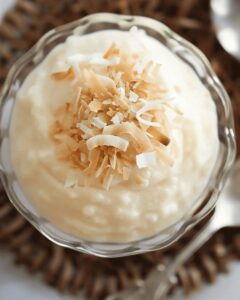 Homemade Coconut Pudding Recipe