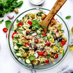 Zesty Mediterranean Orzo Salad Recipe