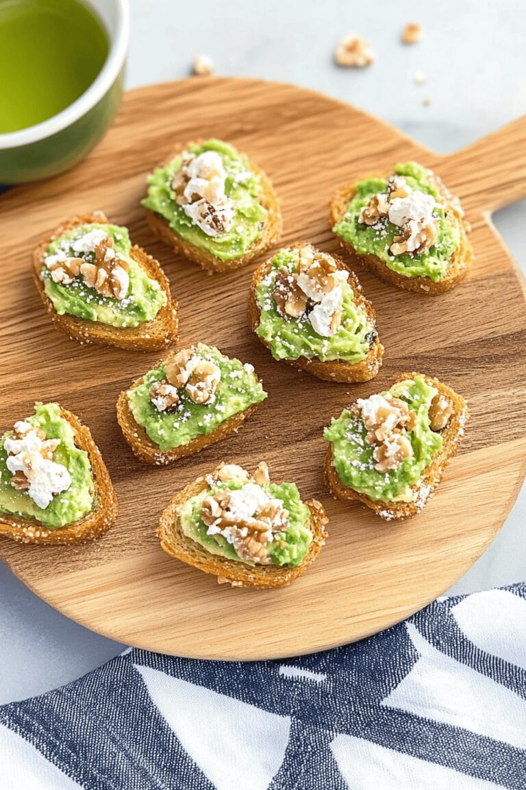 Mini Avocado Toasts Recipe