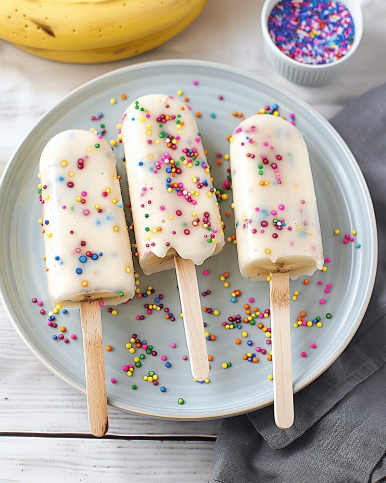 Frozen Banana Yogurt Pops Recipe