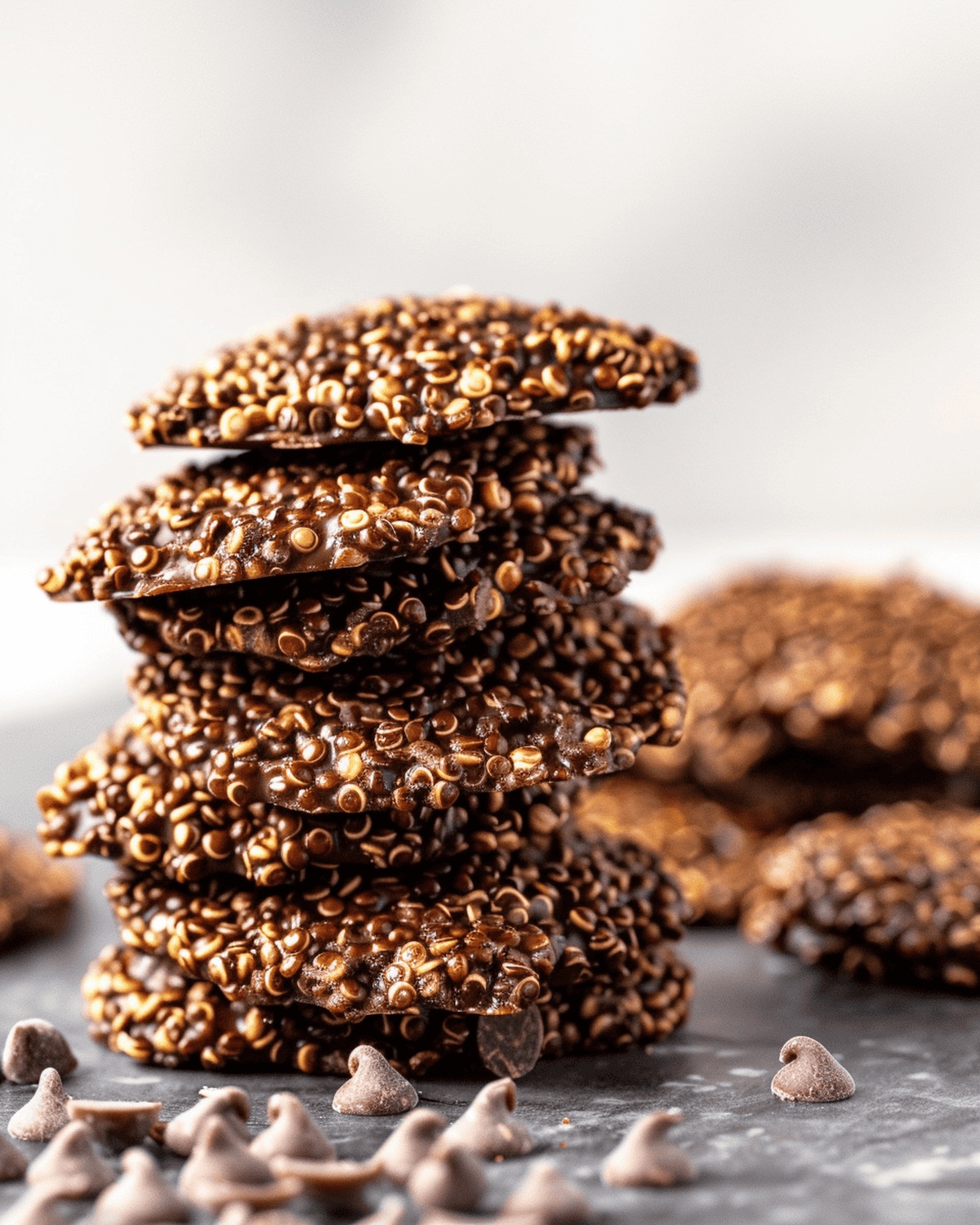 5-Minute Crunchy Chocolate Quinoa Crisps Recipe