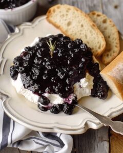 Blueberry Balsamic Goat Cheese Appetizer Recipe
