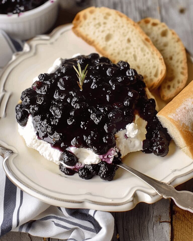 Blueberry Balsamic Goat Cheese Appetizer Recipe