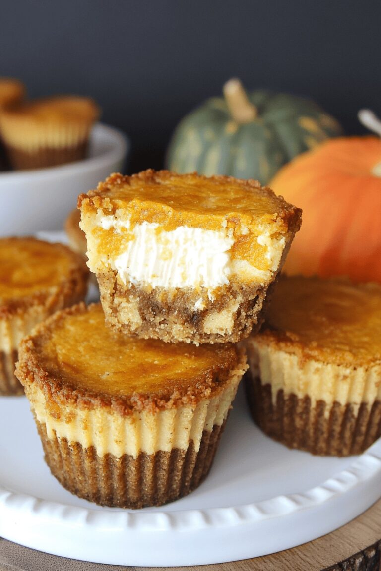 Mini Pumpkin Cheesecakes Recipe