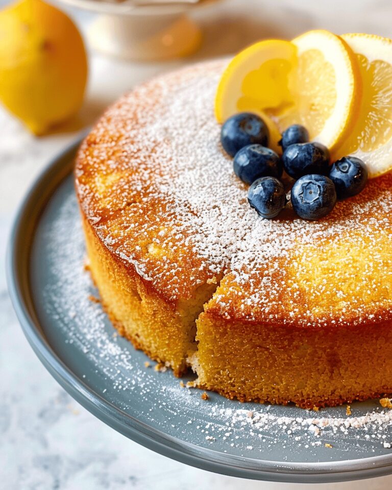 Honey Lemon Almond Flour Cake Recipe