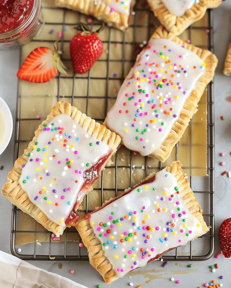 Homemade Strawberry Sheet Pan Pop Tart Recipe