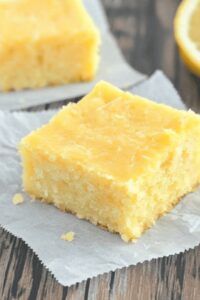 Lemon Brownies Recipe
