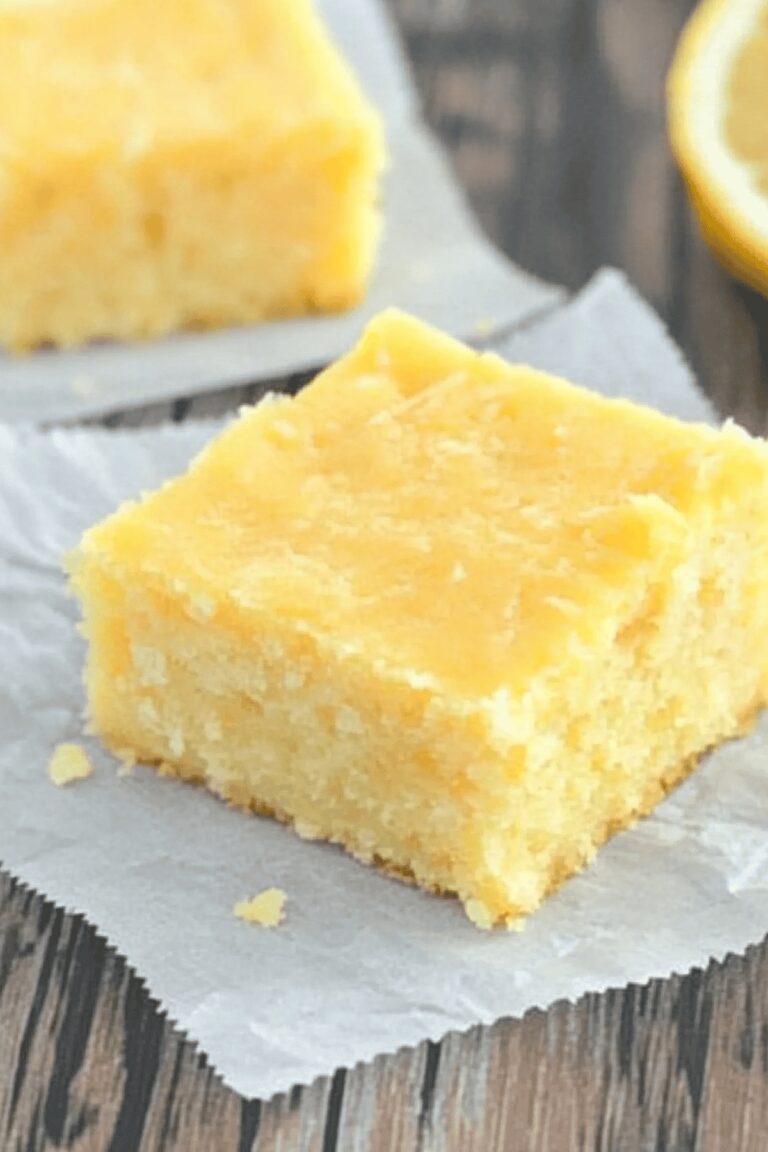 Lemon Brownies Recipe