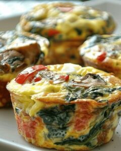 Spinach Quiche Muffins Recipe