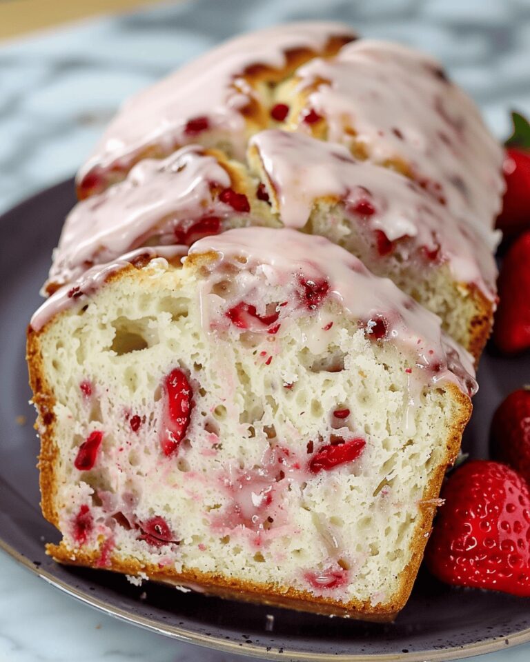 Glazed Strawberry Bread Recipe