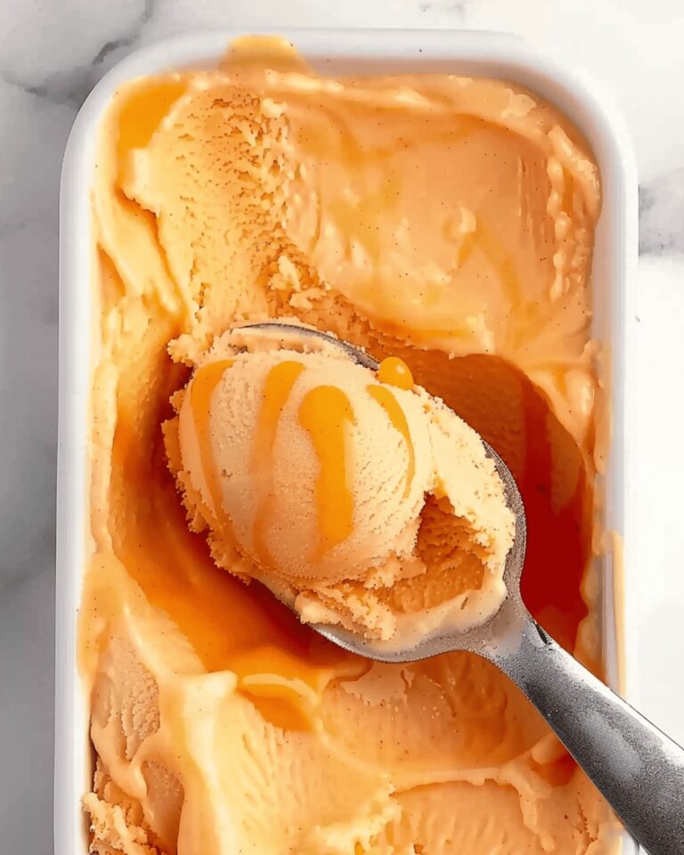 Creamy Peach Sorbet Recipe