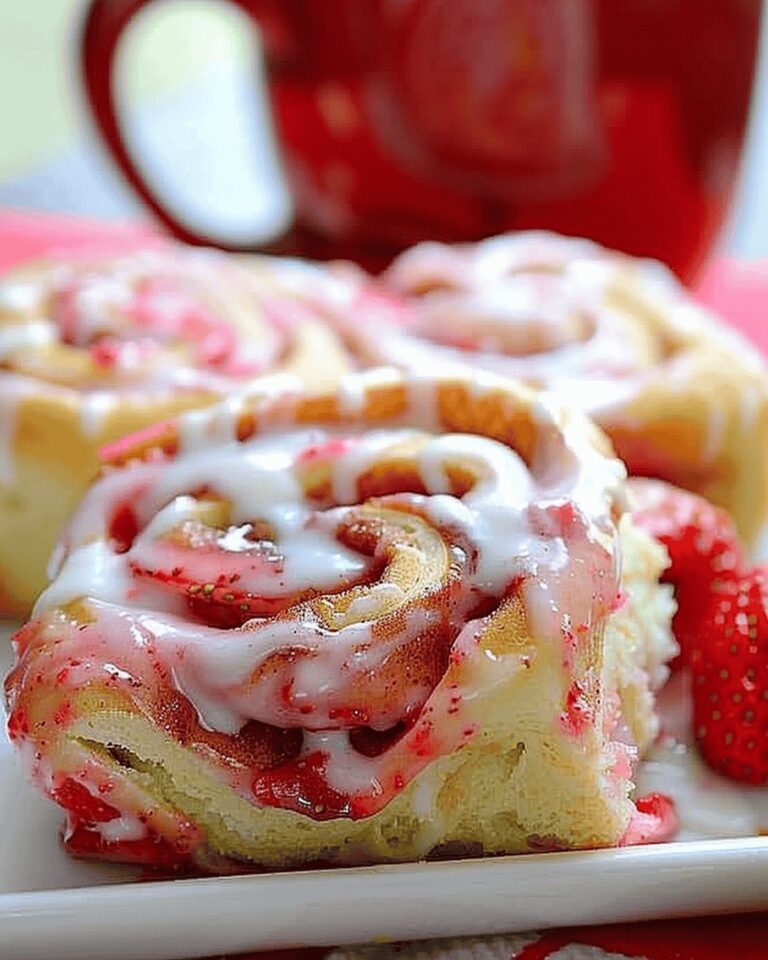 Strawberry Cinnamon Rolls Recipe
