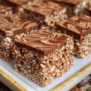 Gooey Nutella Rice Krispie Treats Recipe