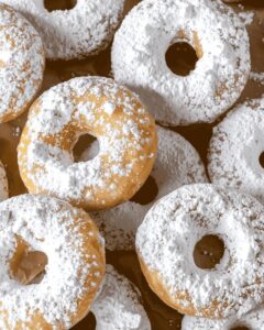 Powdered Sugar Donuts Recipe