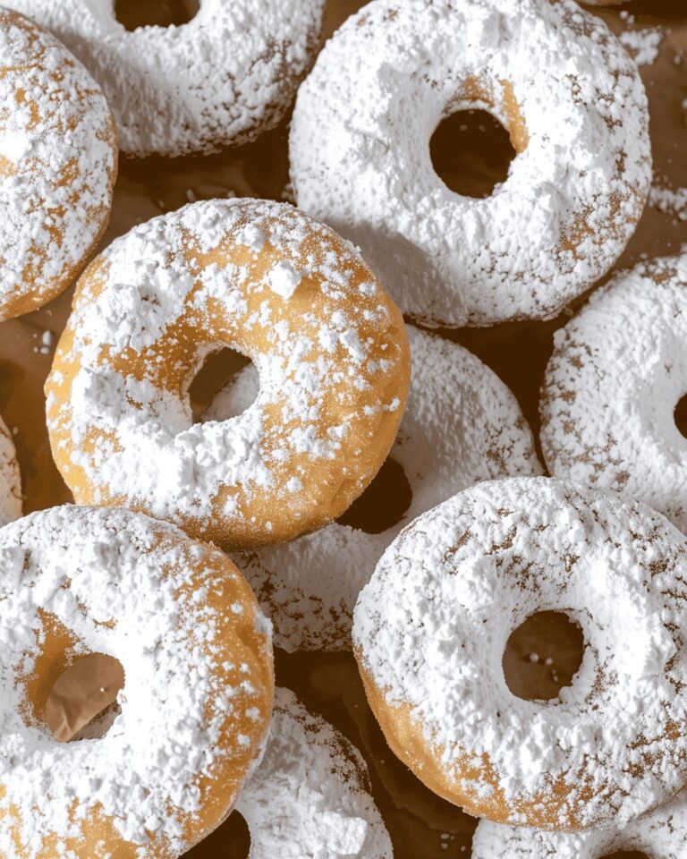 Powdered Sugar Donuts Recipe