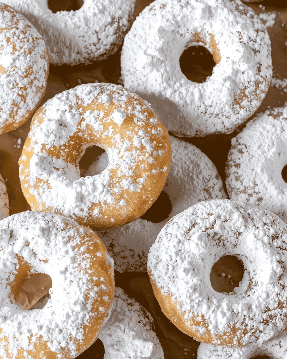 Powdered Sugar Donuts Recipe