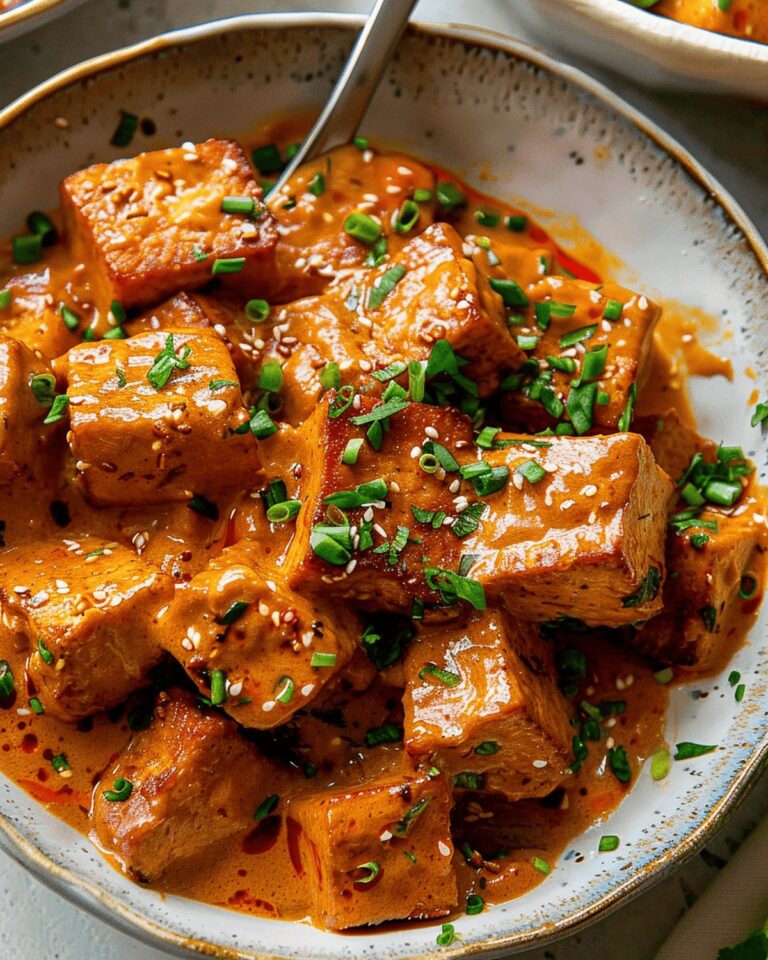 Spicy Tofu with Creamy Coconut Sauce Recipe
