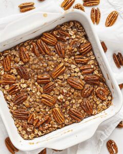 Pecan Pie Baked Oatmeal (Gluten-Free, Vegan-Friendly) Recipe