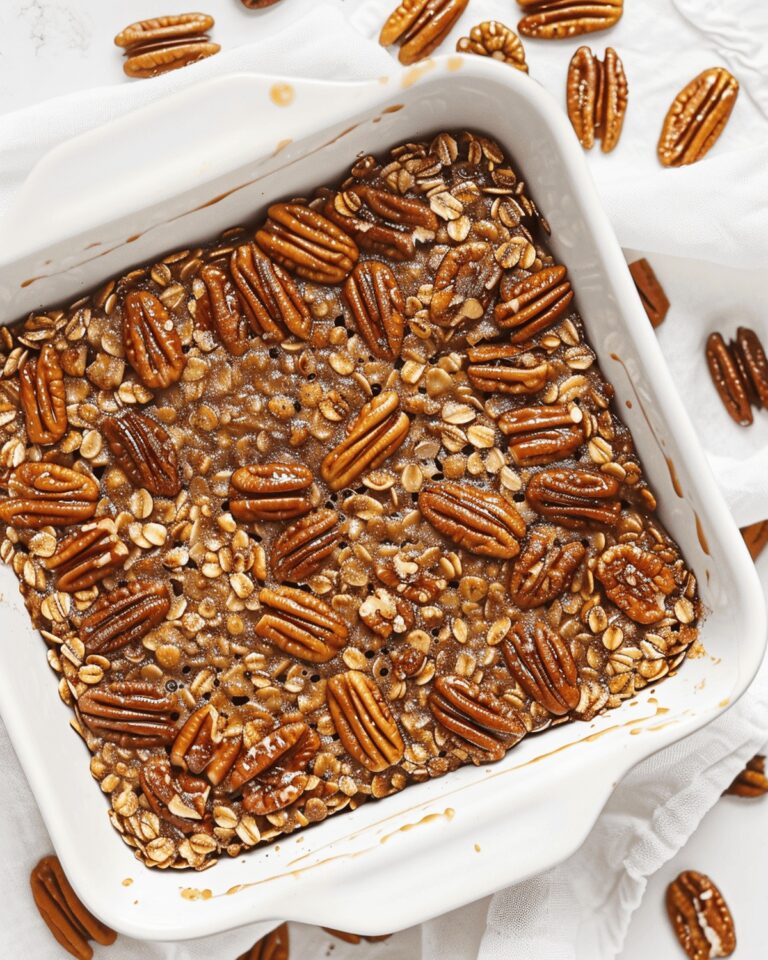 Pecan Pie Baked Oatmeal (Gluten-Free, Vegan-Friendly) Recipe