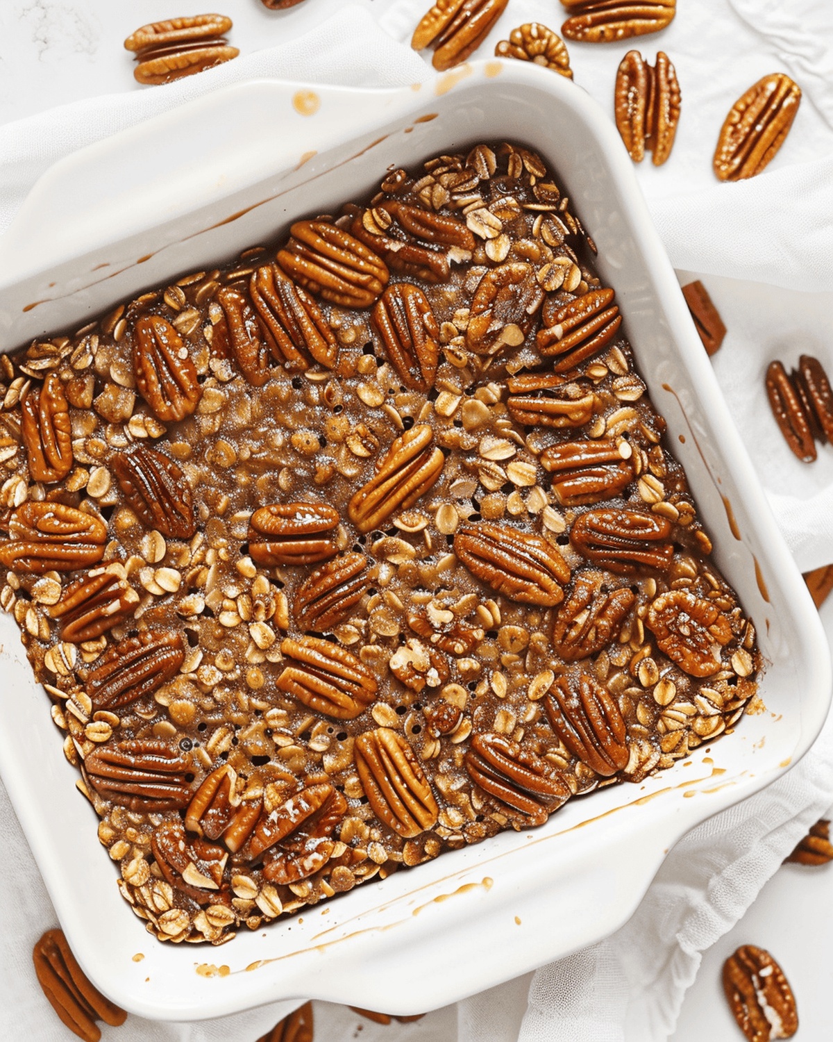 Pecan Pie Baked Oatmeal (Gluten-Free, Vegan-Friendly) Recipe