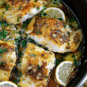 Zesty Lemon Garlic Baked Cod Recipe
