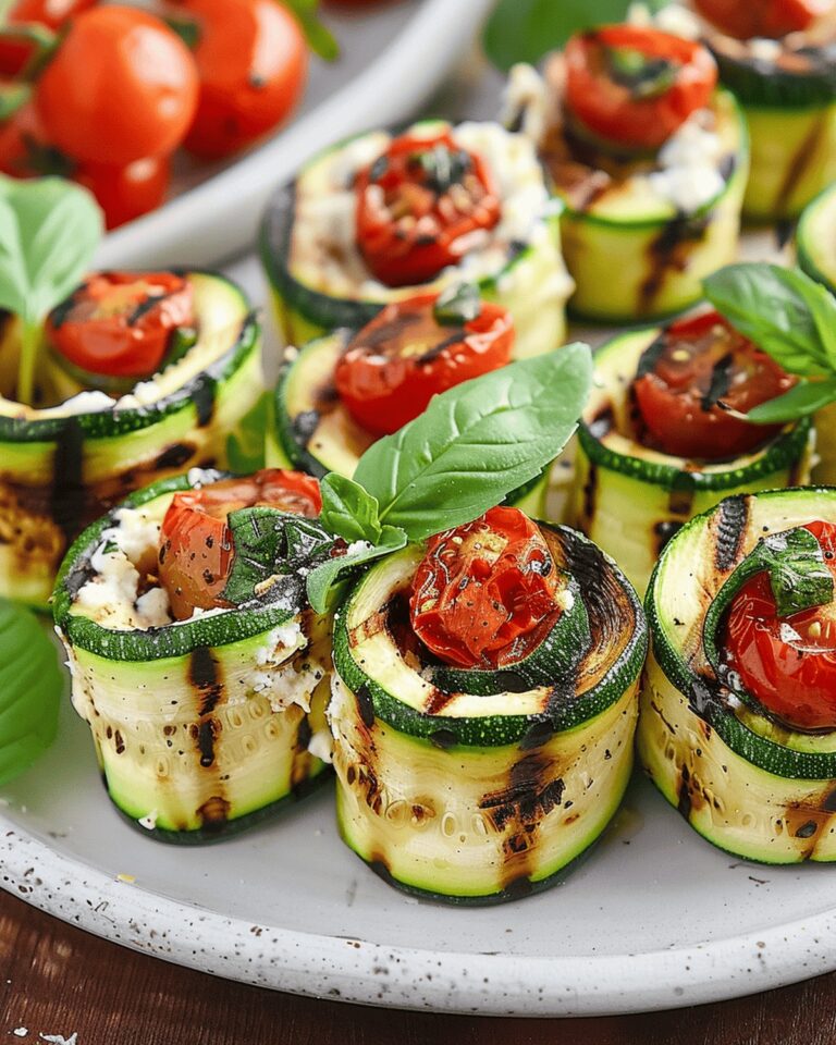 Tender Grilled Zucchini Rollups with Lemon-Basil Ricotta Recipe