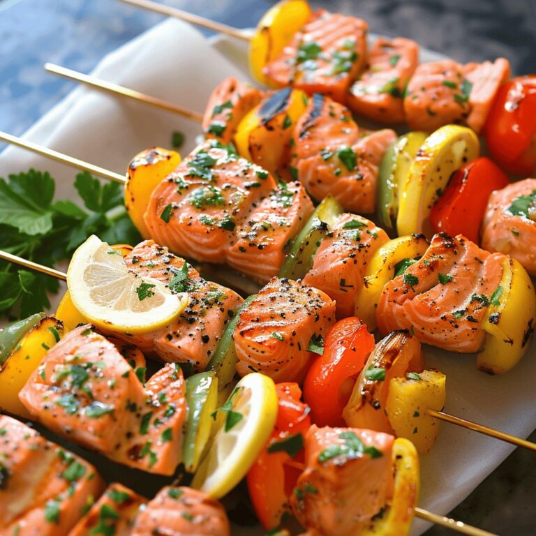 Succulent Salmon Skewers Recipe