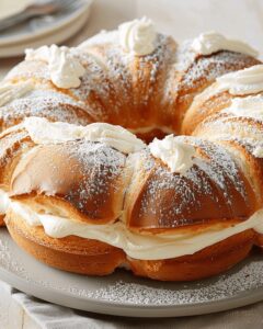 Swedish Cream Bun Cake (Semla) Recipe