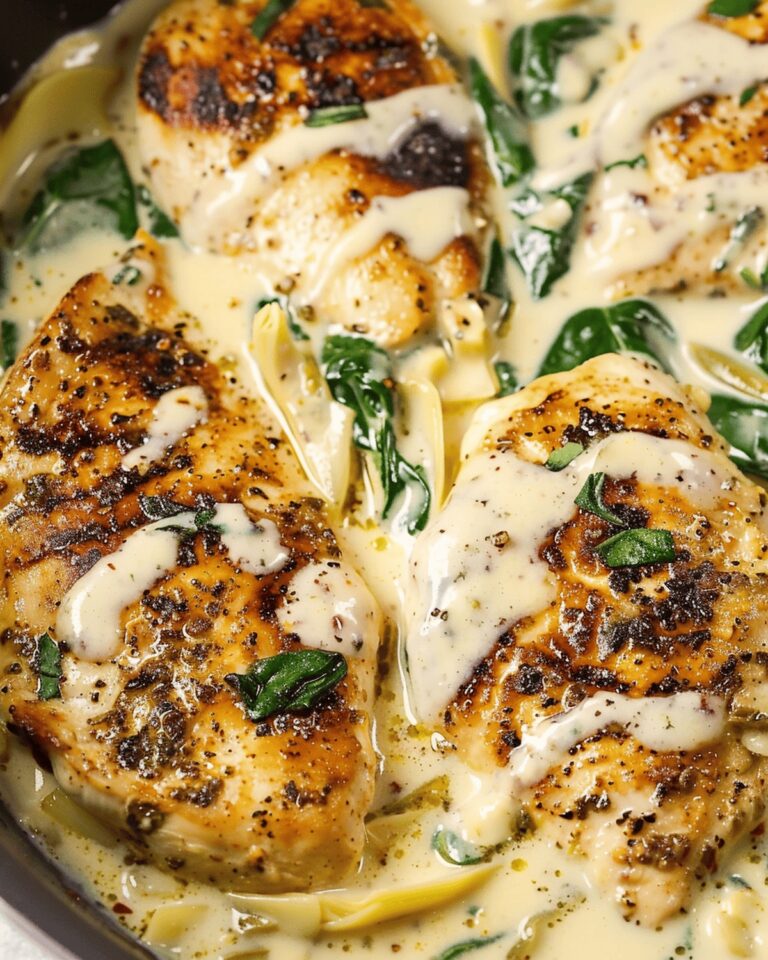 Spinach Artichoke Chicken Skillet Recipe