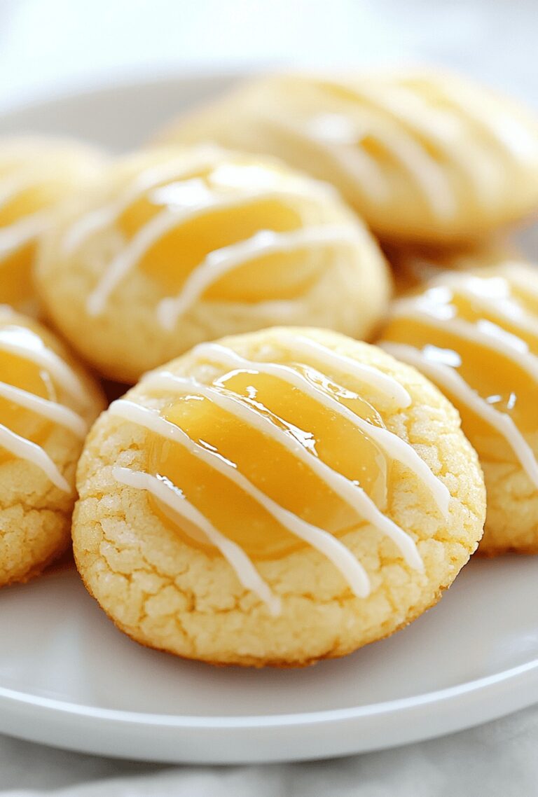 Lemon Thumbprint Cookies Recipe